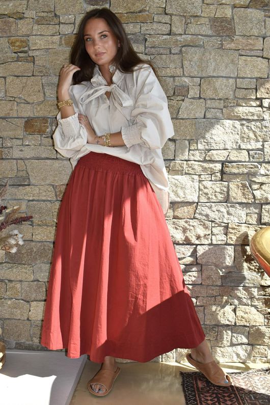 Paloma Ripley Skirt Sangria